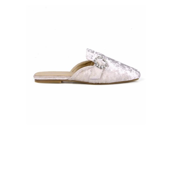 NWT Nature Breeze Slip on Women's Faux Velvet Mules - Picture 3 of 13